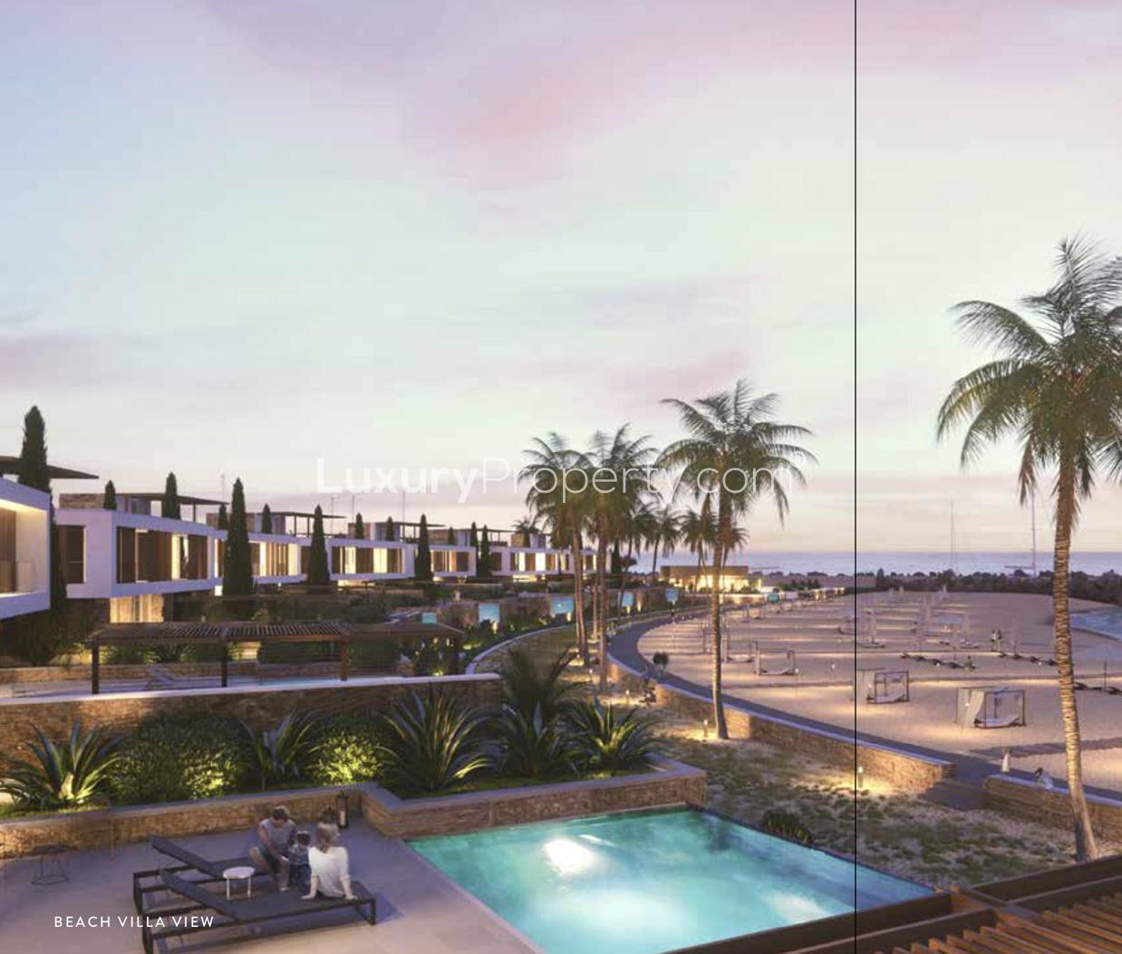 Penthouse in Ayia Napa Marina, Cyprus with ocean views and modern architecture