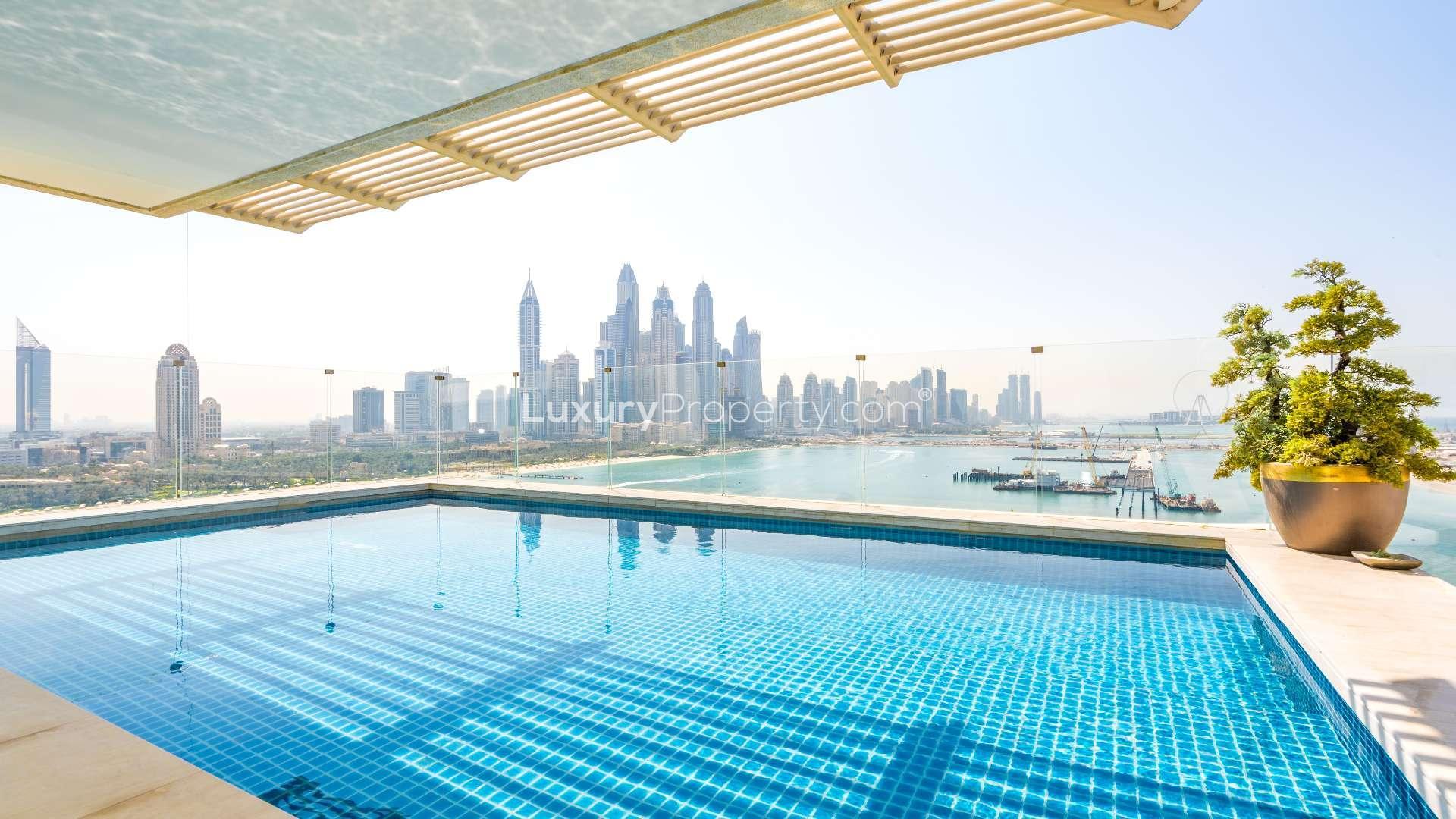 Penthouse private pool with stunning full sea view at FIVE Palm Jumeirah