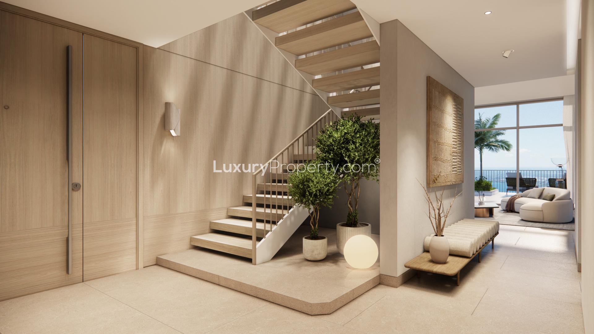 Ocean view from luxury 4-bedroom penthouse in Bay Grove Residences, Dubai Islands