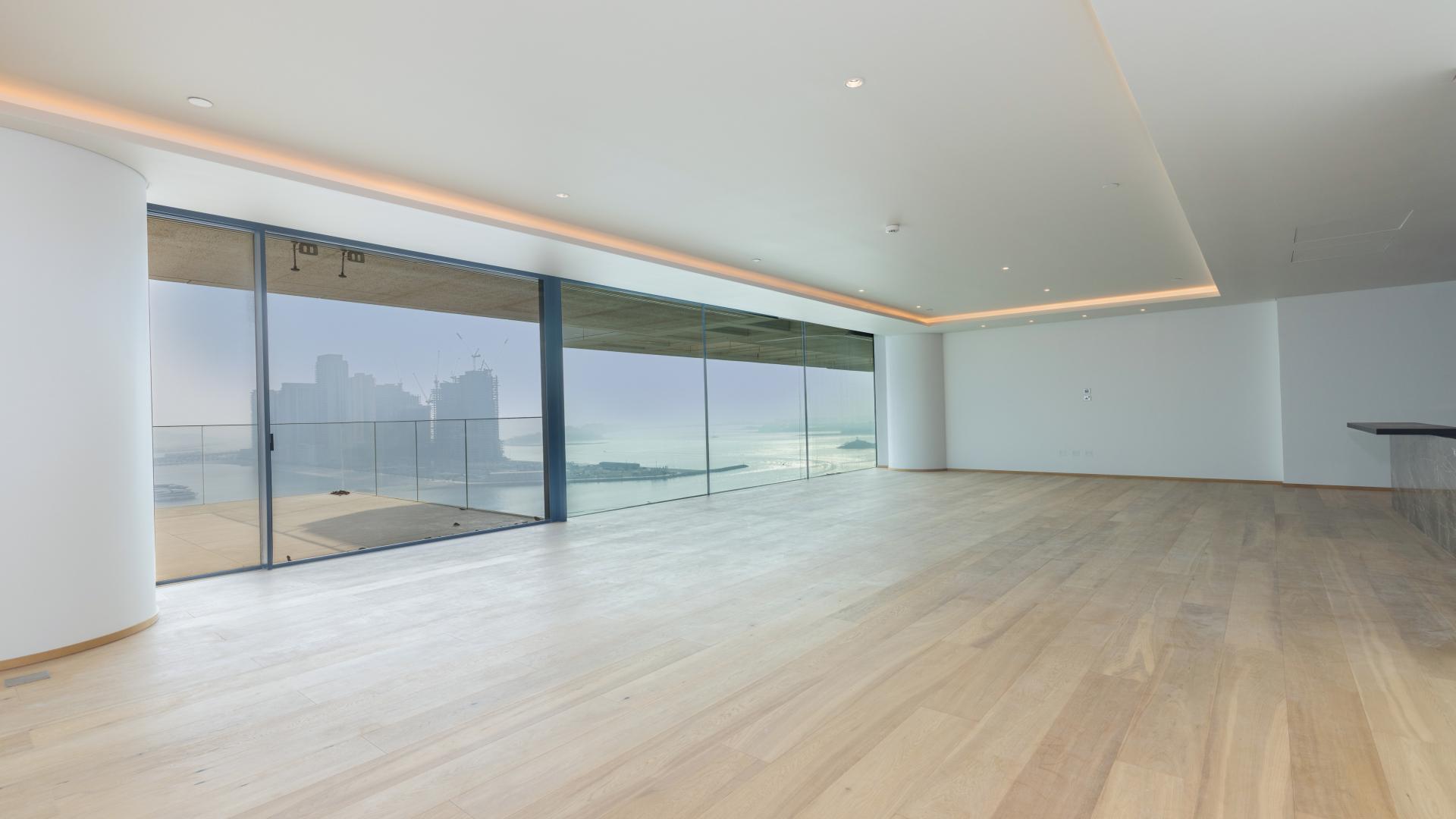 Penthouse terrace with skyline view at One at Palm Jumeirah, for sale