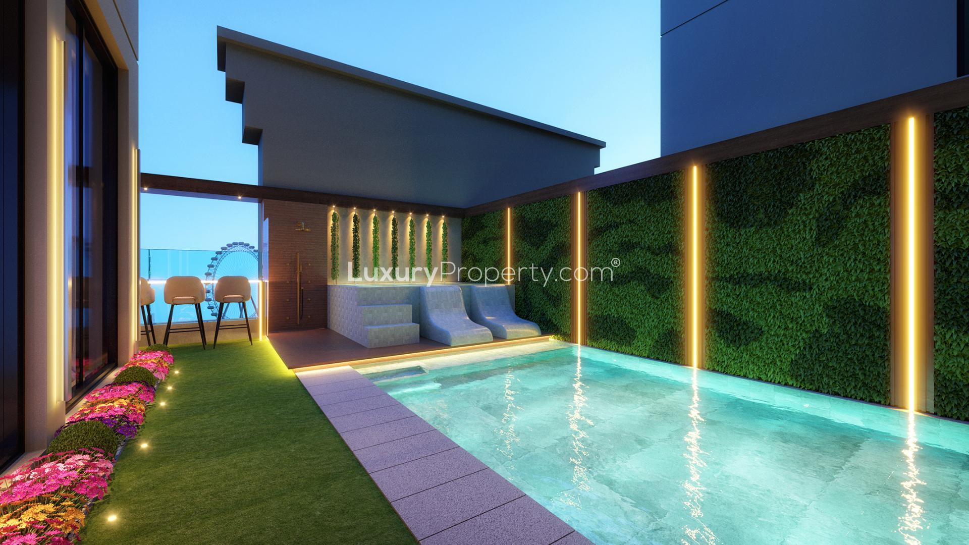 Luxurious sea view duplex penthouse with pool and terrace at Jumeirah Beach Residence