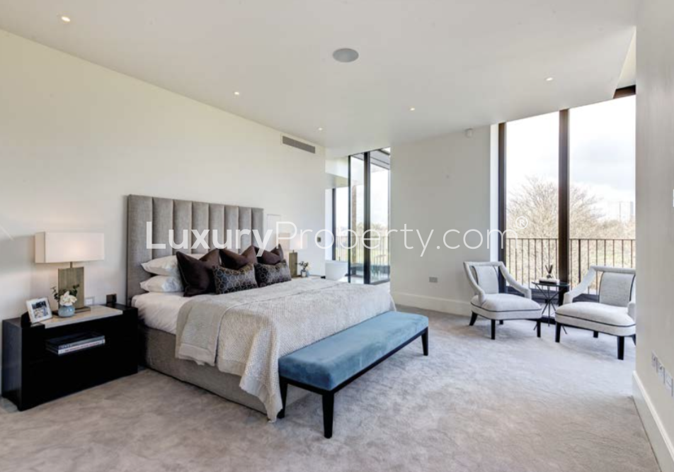 Luxury four-bedroom penthouse exterior at St. Edmund's Terrace, London for sale