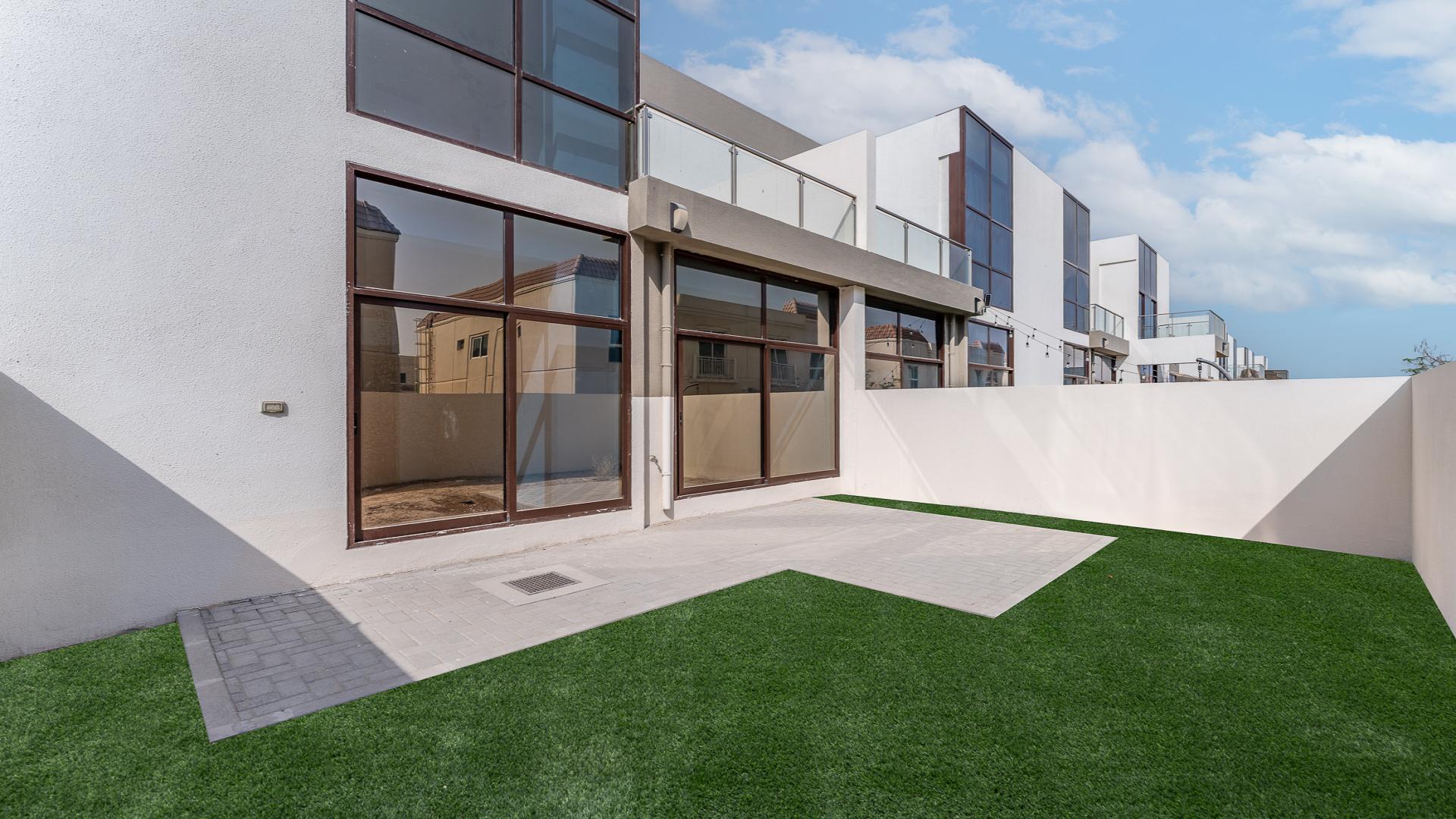 Brand new townhouse exterior in Senses at The Fields, MBR City, available for rent