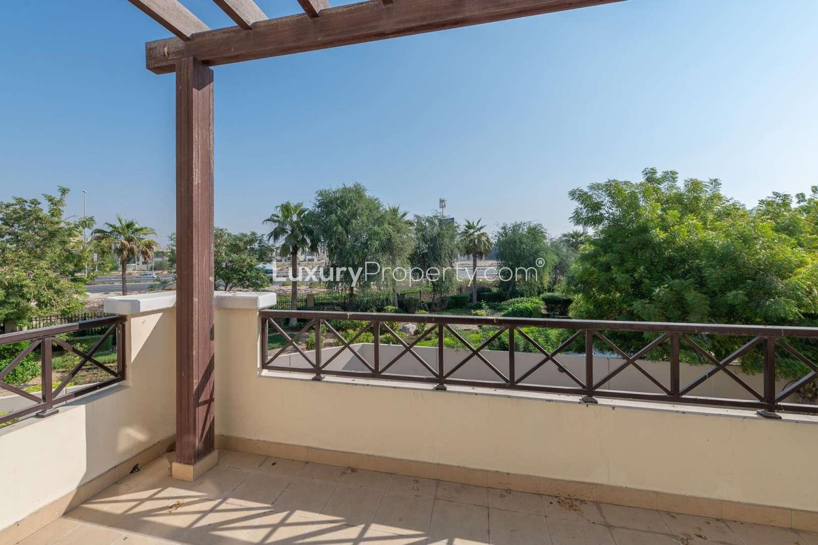 Tennis court in Al Salam, Mudon community, Dubai townhouse rental property LP05145