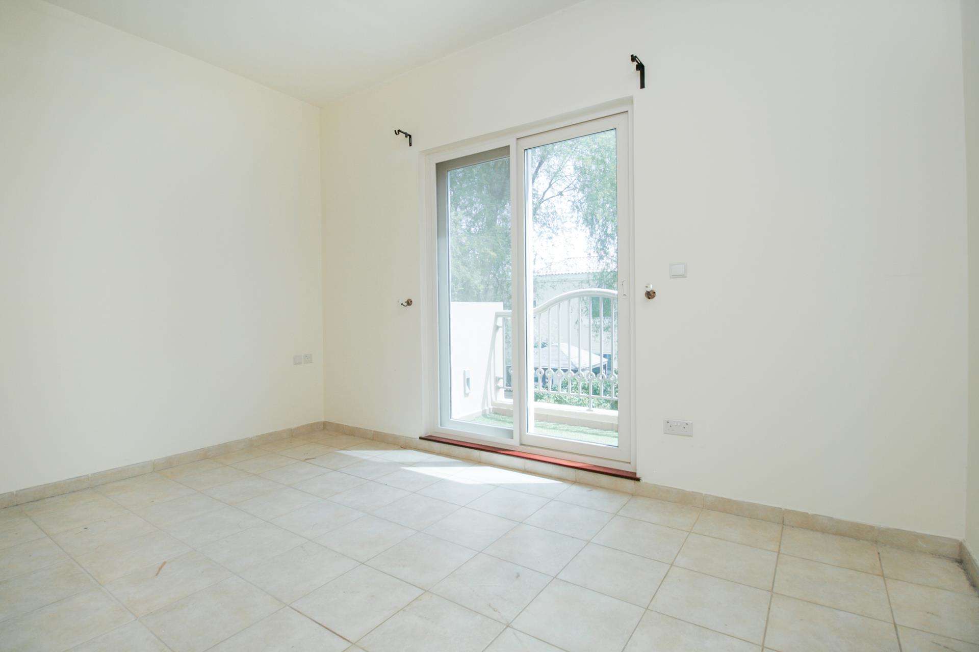 Exterior view of 4-bedroom townhouse for rent in Victory Heights, Dubai Sports City