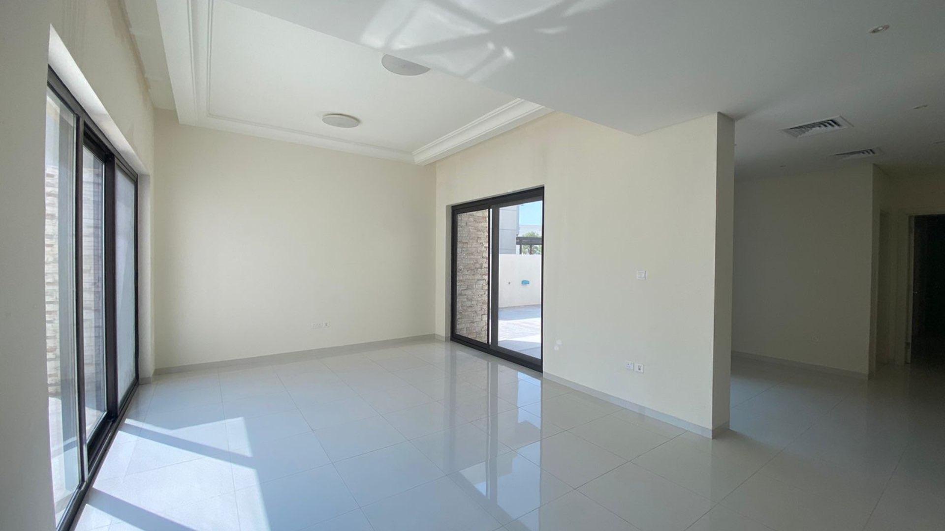 Modern 4-bedroom townhouse exterior in The Field, Damac Hills for rent