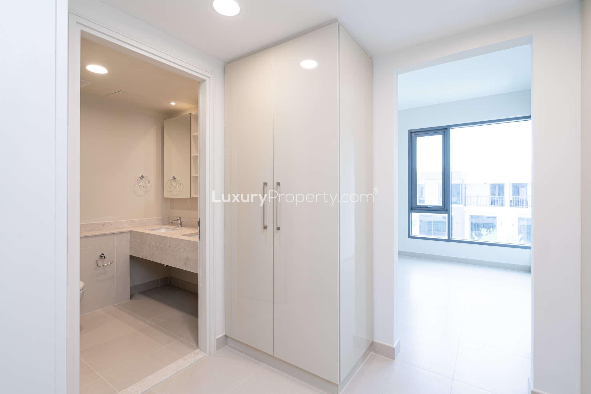 Modern townhouses in lush Maple 1, Dubai Hills Estate, ideal for family living