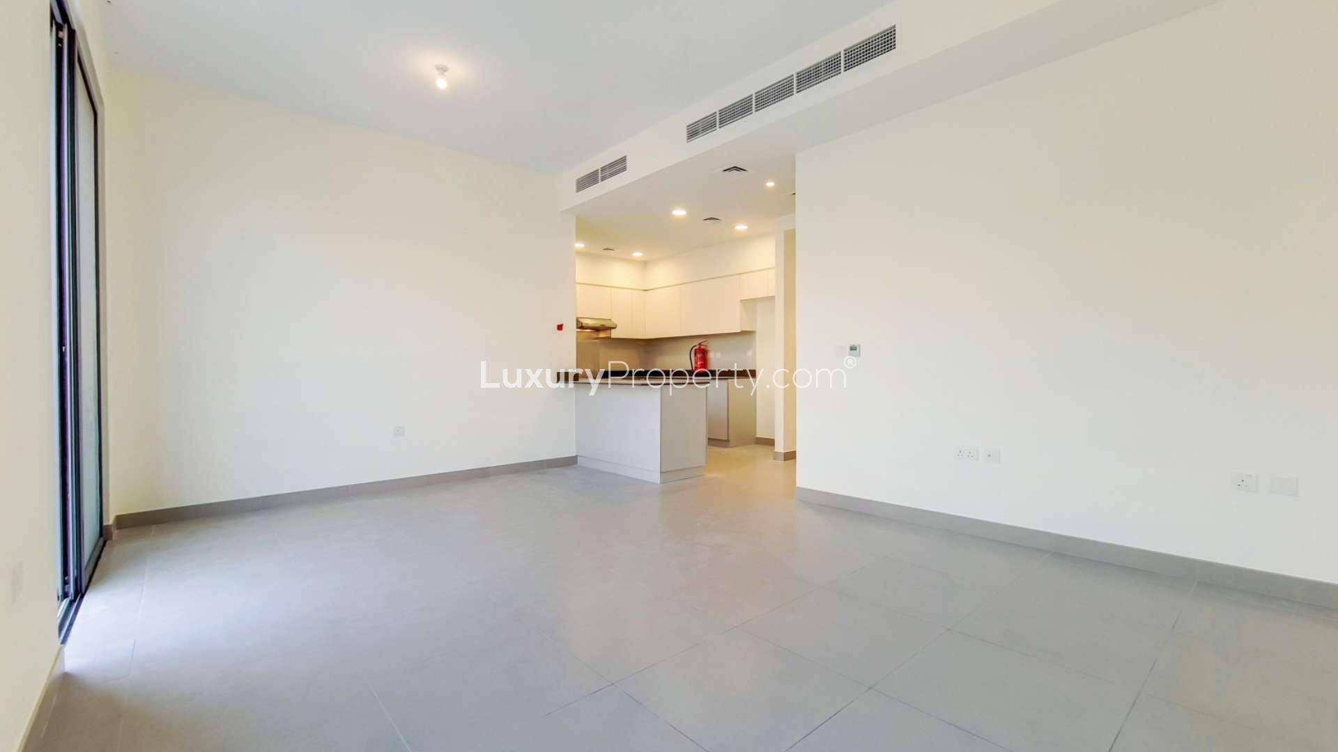 Modern kitchen in 4-bedroom townhouse, Maple at Dubai Hills Estate, available for rent