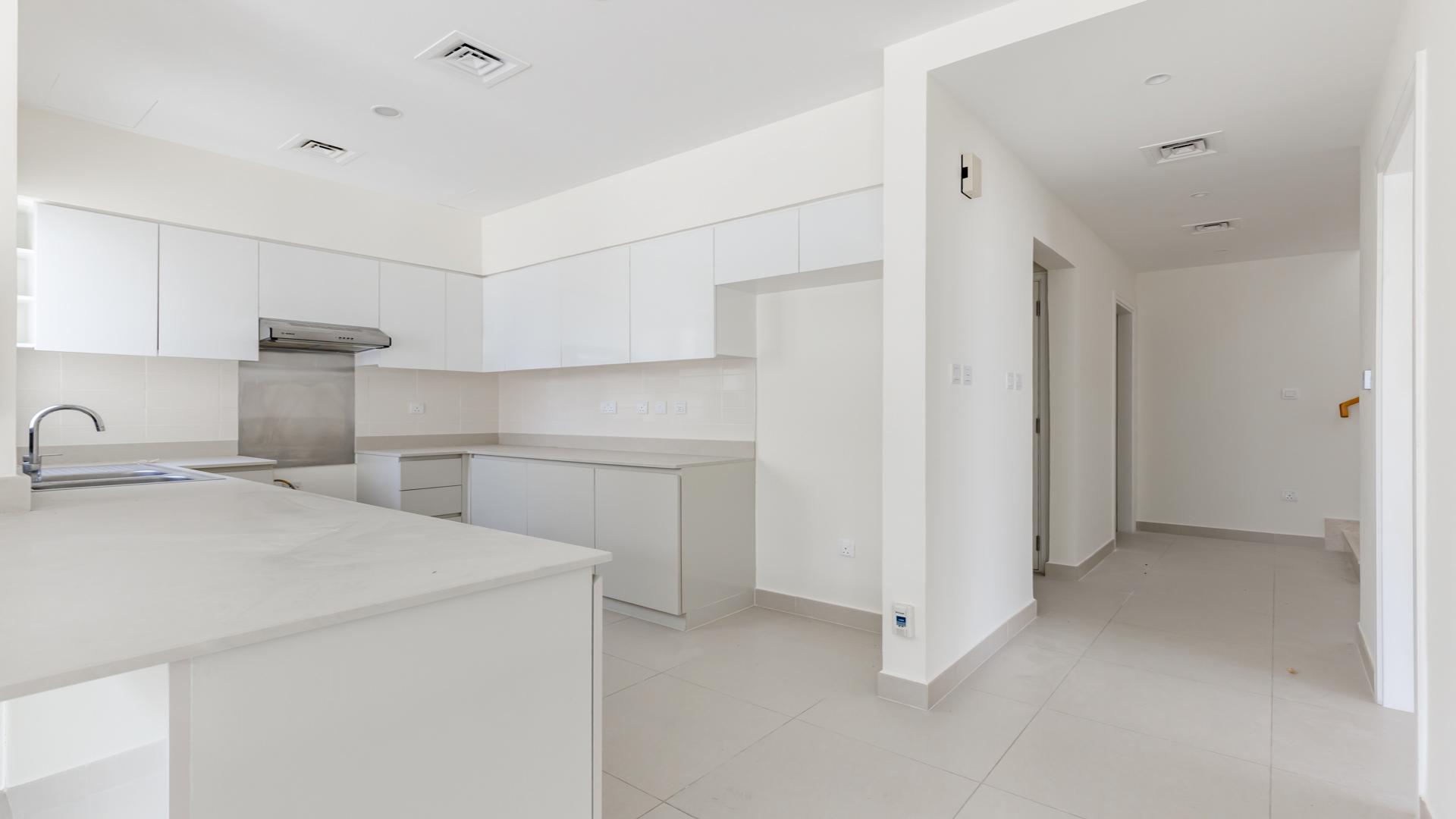 Outdoor garden seating area of luxury villa in Maple, Dubai Hills Estate