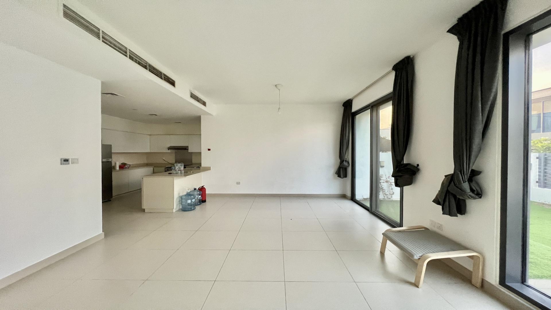 Bright living area in 4-bed villa, Dubai Hills Estate, Maple community, modern and spacious design