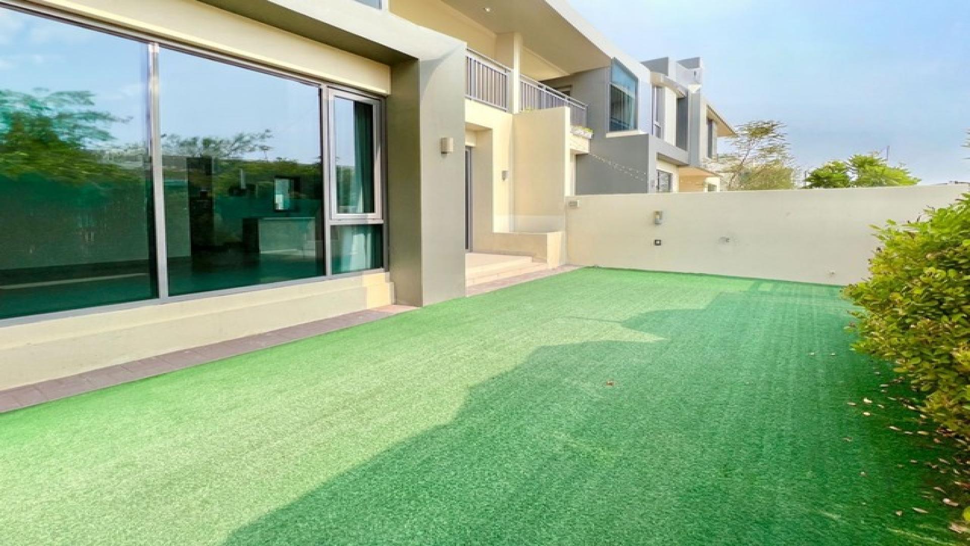 Outdoor garden view of 4-bedroom villa in Maple 1, Dubai Hills Estate