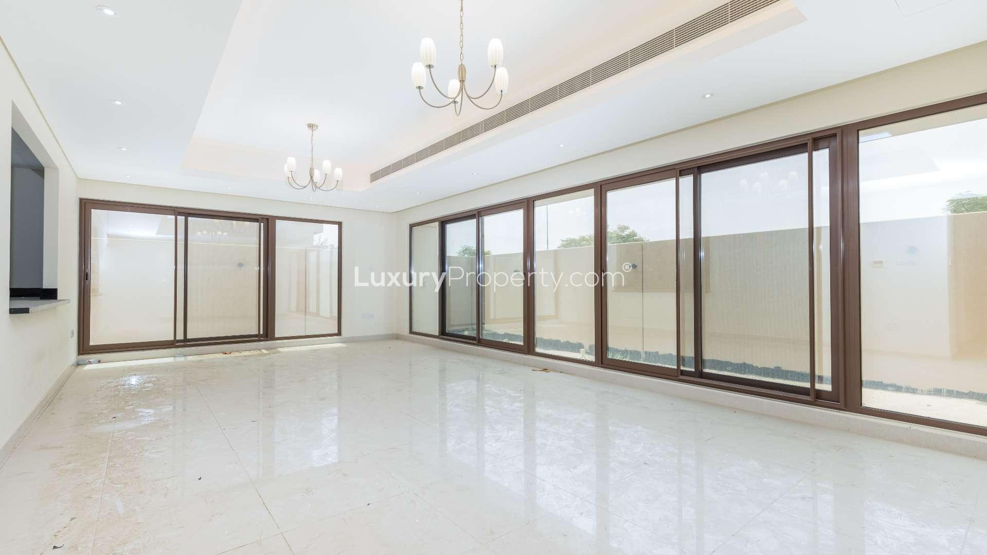 Brand new corner townhouse with spacious yard in Meydan Gated Community for rent