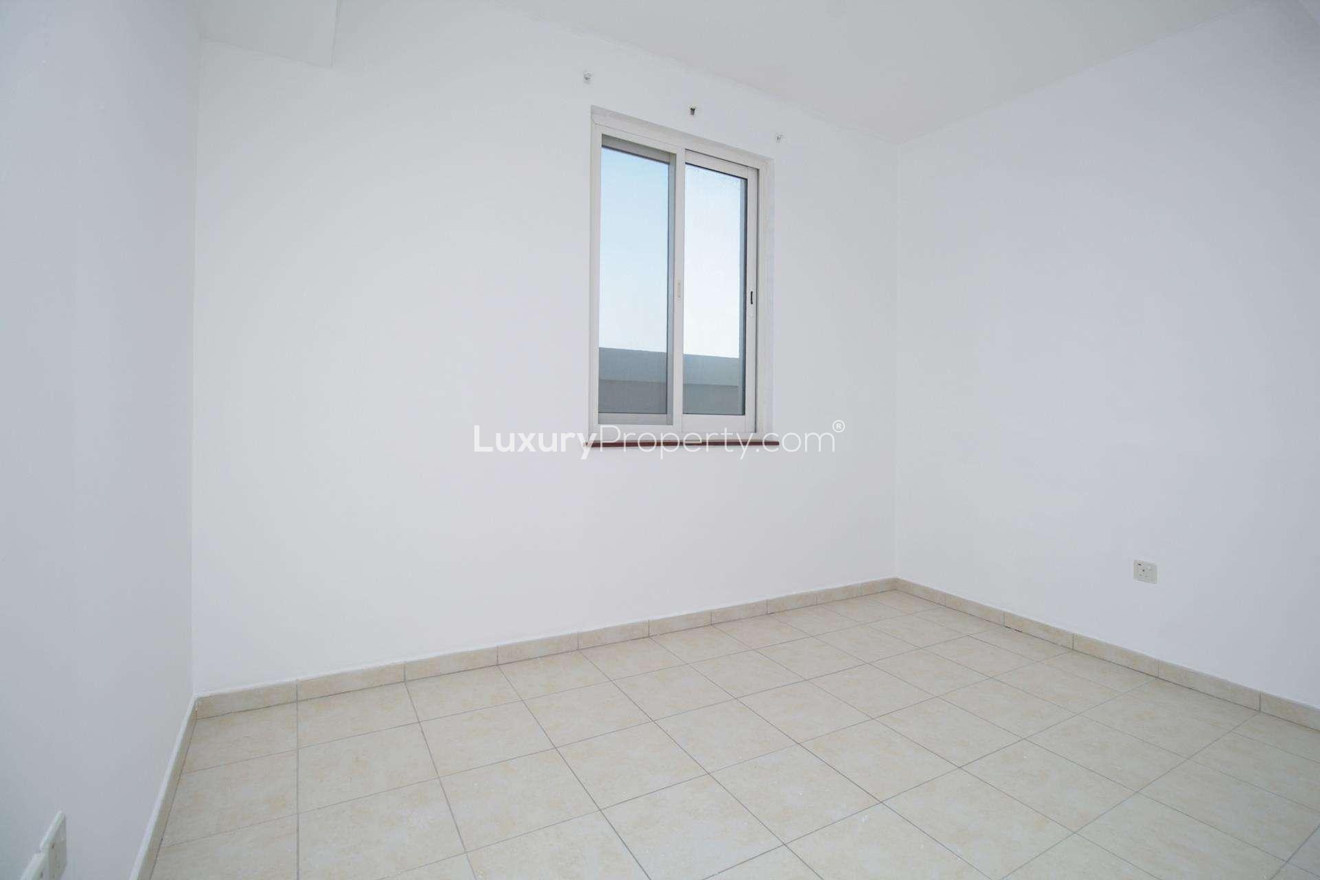 Staircase in 4-bedroom townhouse for rent in Victory Heights, Dubai Sports City