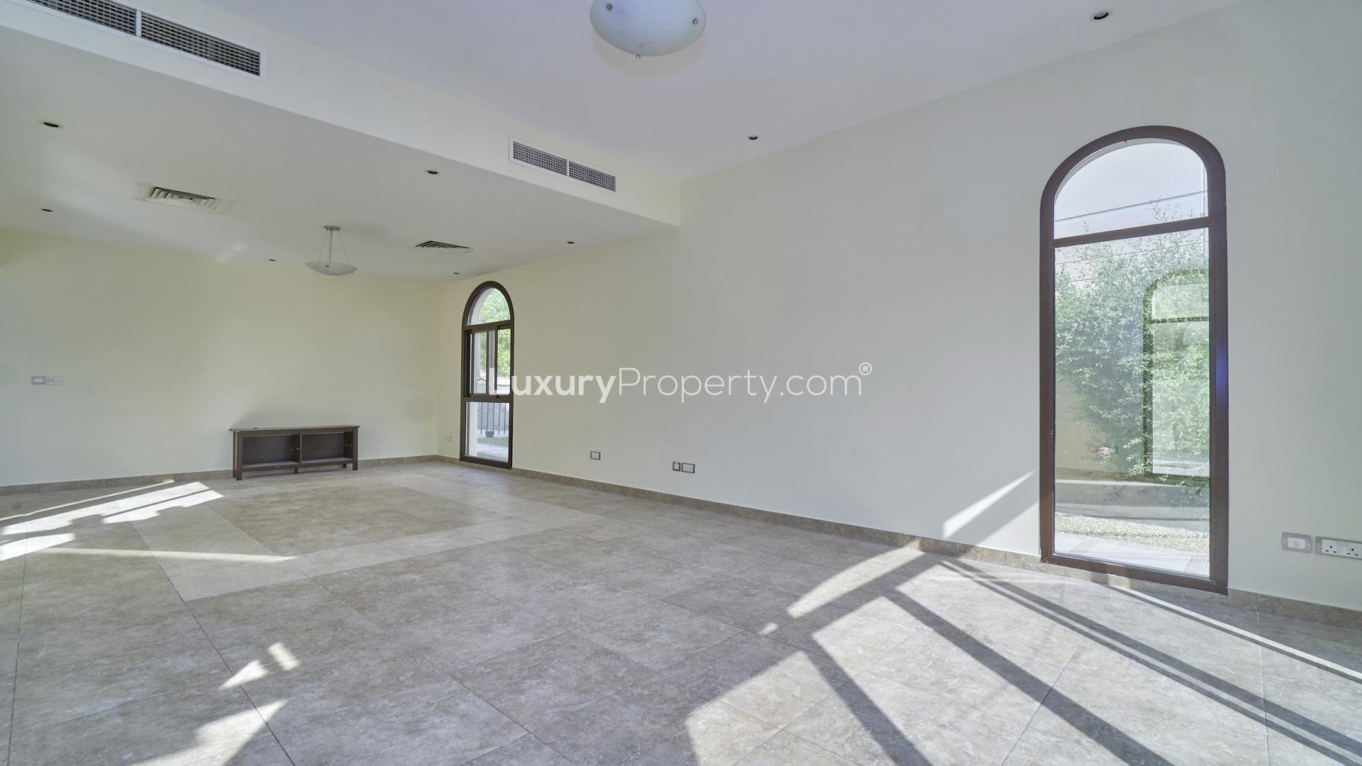 Four-bedroom townhouse with extended kitchen in Naseem, Mudon, available for rent