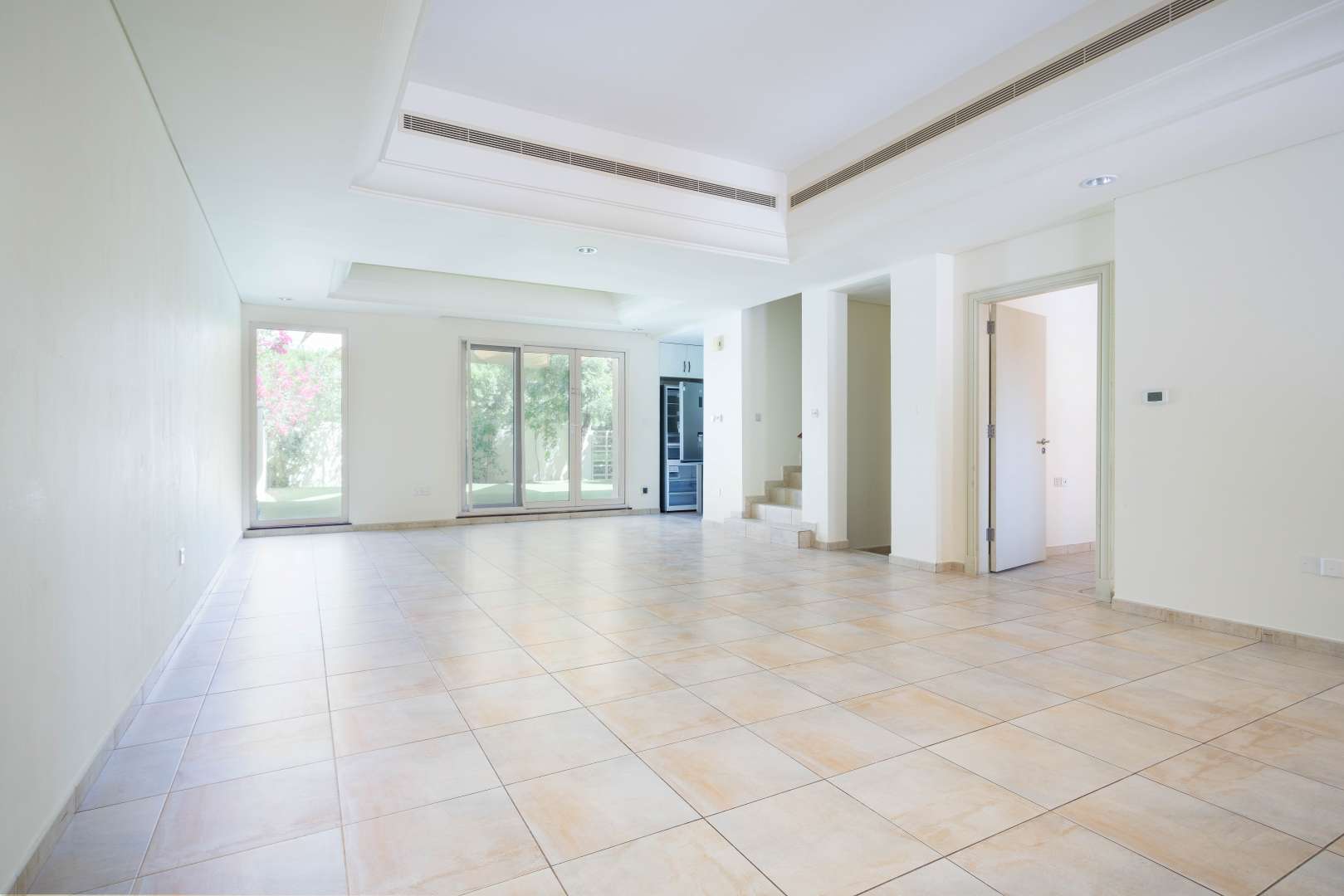 Spacious living room in upgraded 4-bedroom townhouse, Victory Heights, Dubai Sports City