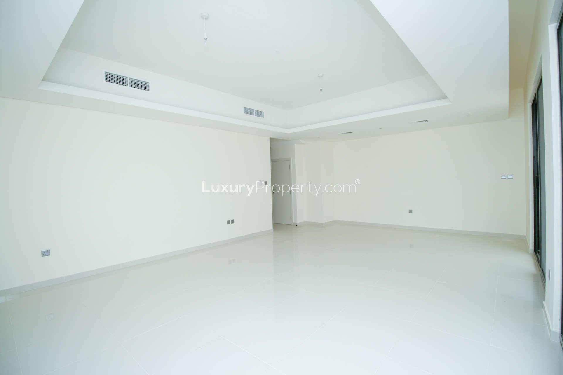 Spacious living area in 4-bedroom villa for sale, Damac Hills 2, Primrose community