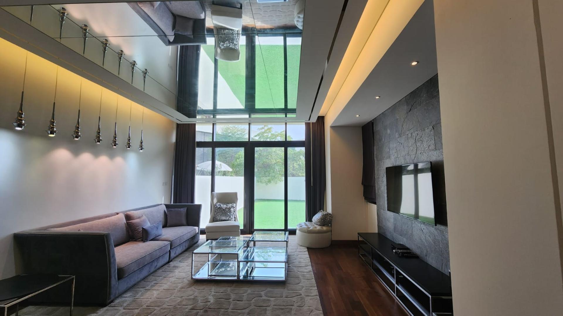 Luxury 4-bedroom townhouse with landscaped garden in Damac Hills, Picadilly Green for rent