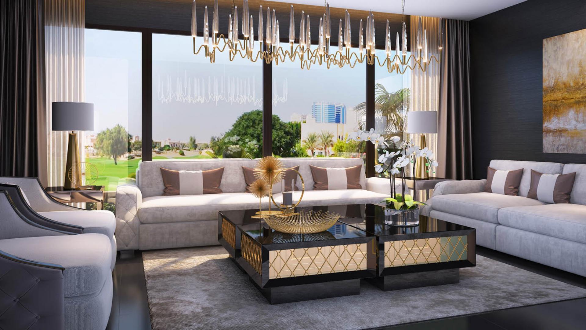 Modern 4-bedroom townhouse with golf view in Belair Damac Hills, for sale, LP39523