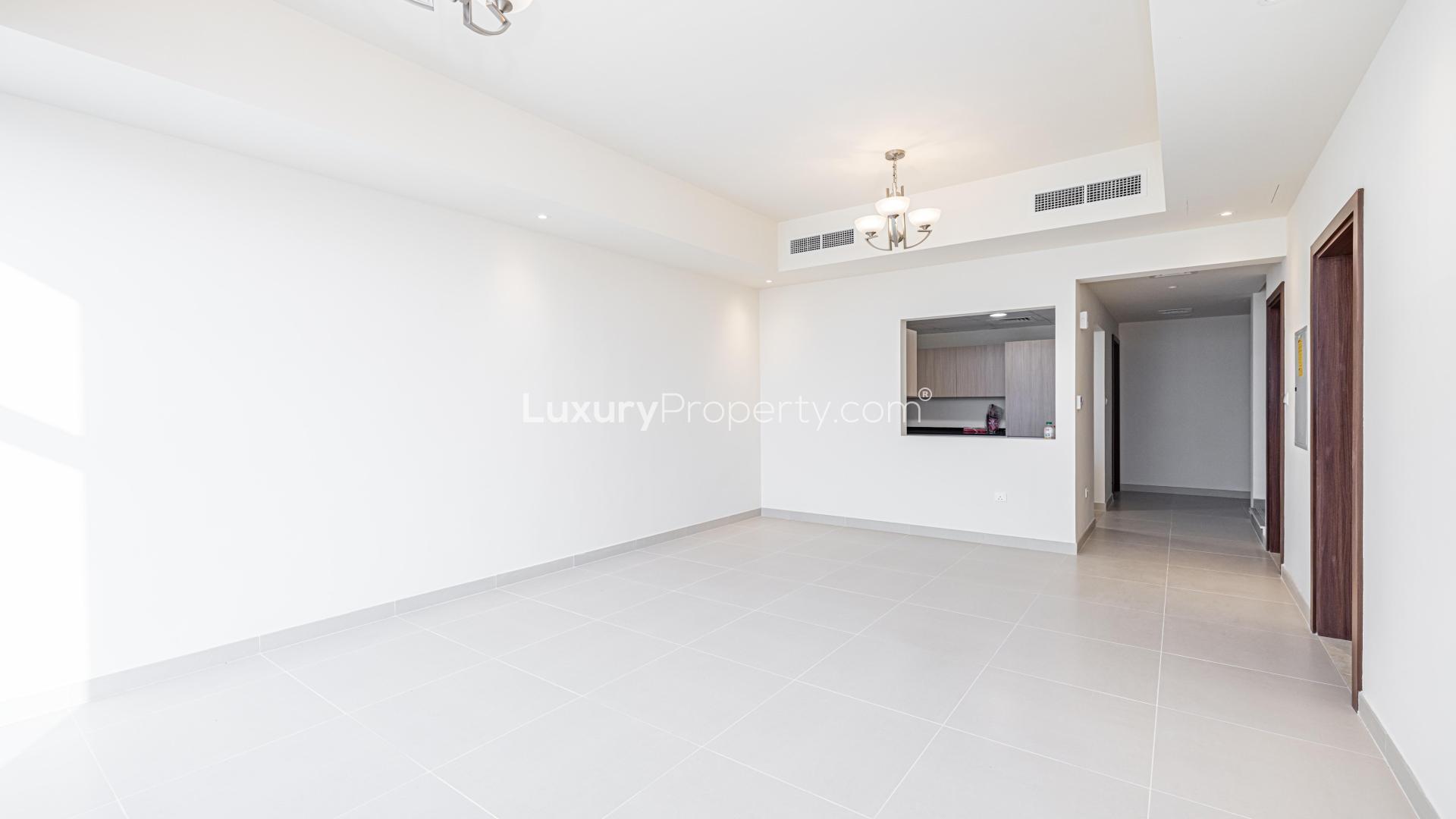 Spacious living area in 4-bedroom townhouse, Senses at The Fields, MBR City, District 11