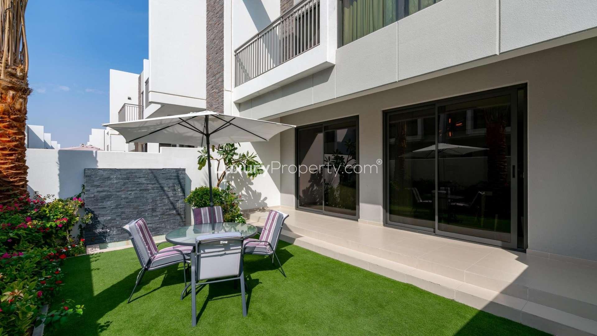 Newly Handed Over 4-Bedroom Villa for Sale in Damac Hills 2 with Garden