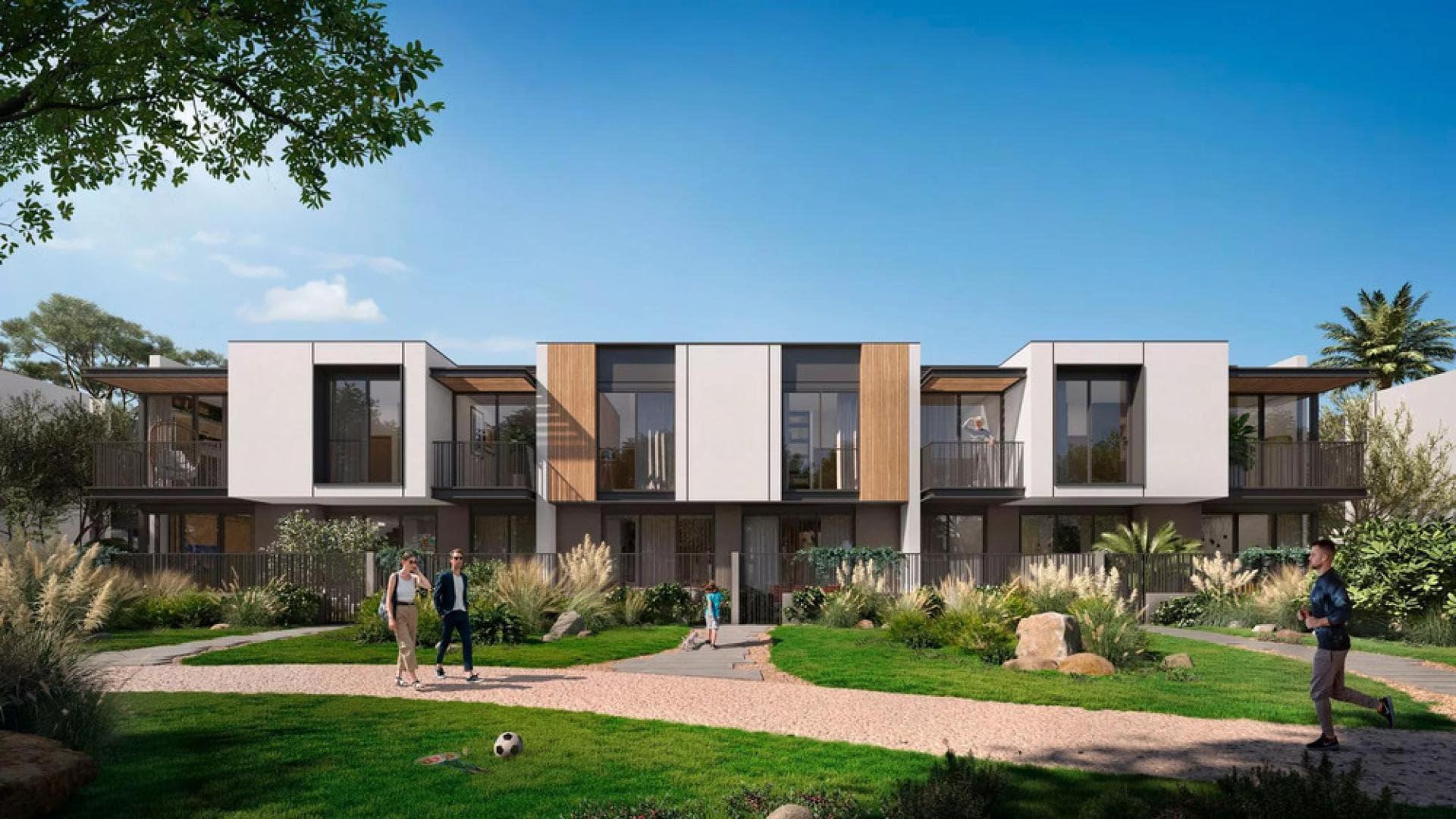 Luxurious townhouse with pool and garden in Haven by Aldar, Dubailand, for sale