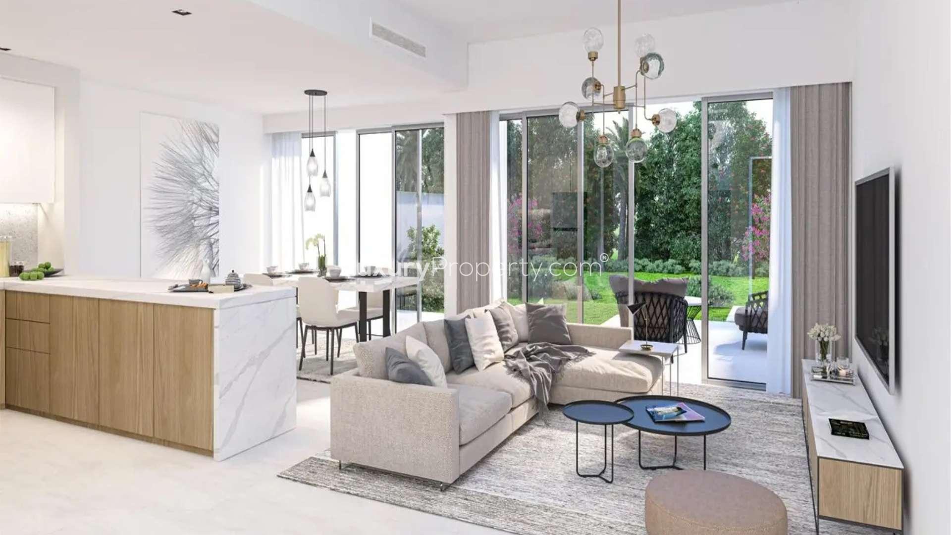 Modern 4-bedroom townhouse with private garden in Villanova, Dubai Land, for sale