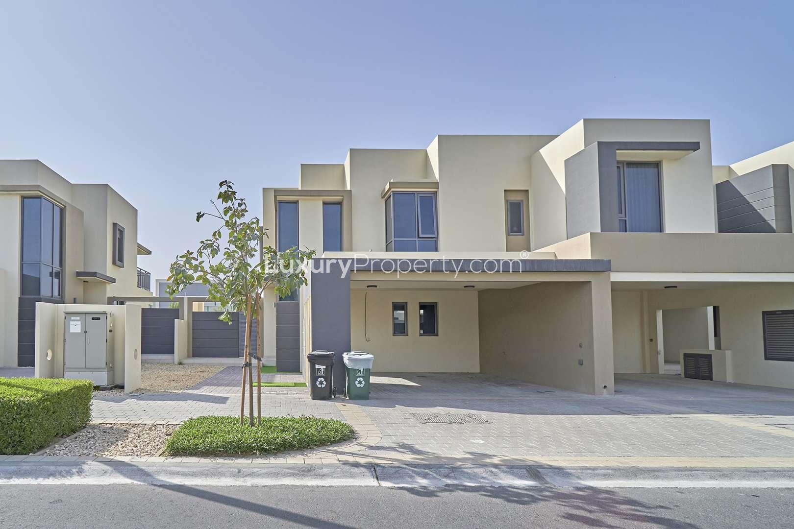 Exterior view of 4-bedroom villa in Maple, Dubai Hills Estate for sale
