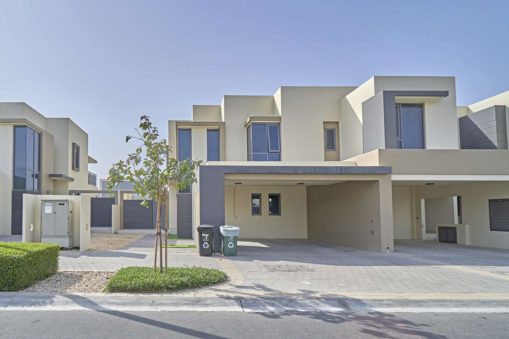Exterior view of 4-bedroom villa in Maple, Dubai Hills Estate for sale