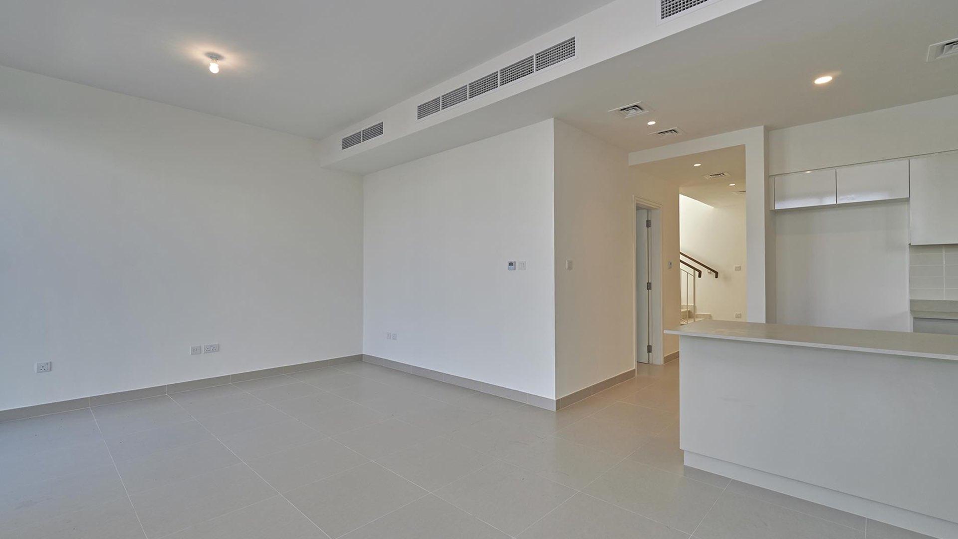 Furnished 4-bedroom townhouse interior with modern kitchen in Maple 3, Dubai Hills Estate