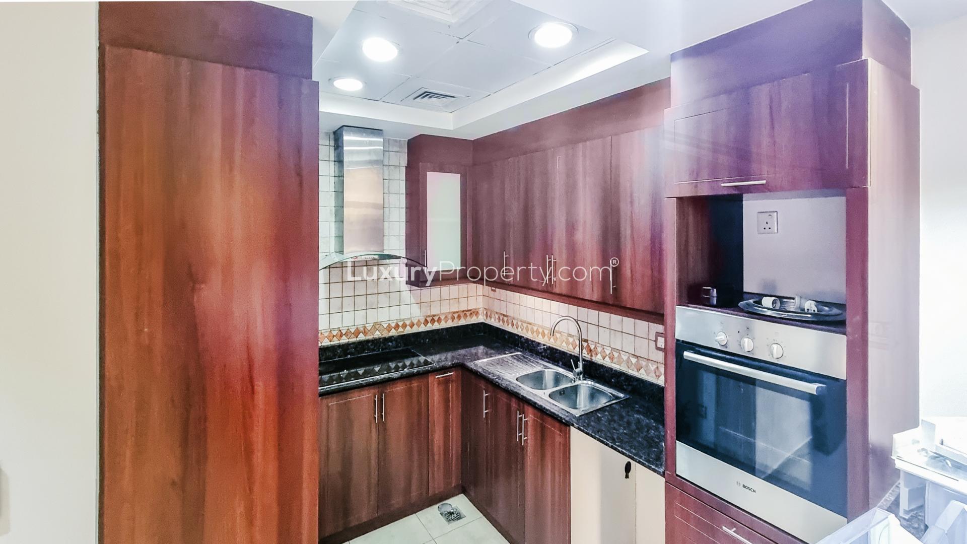 Private garden with pool at luxury townhouse in Al Salam, Mudon, Dubai