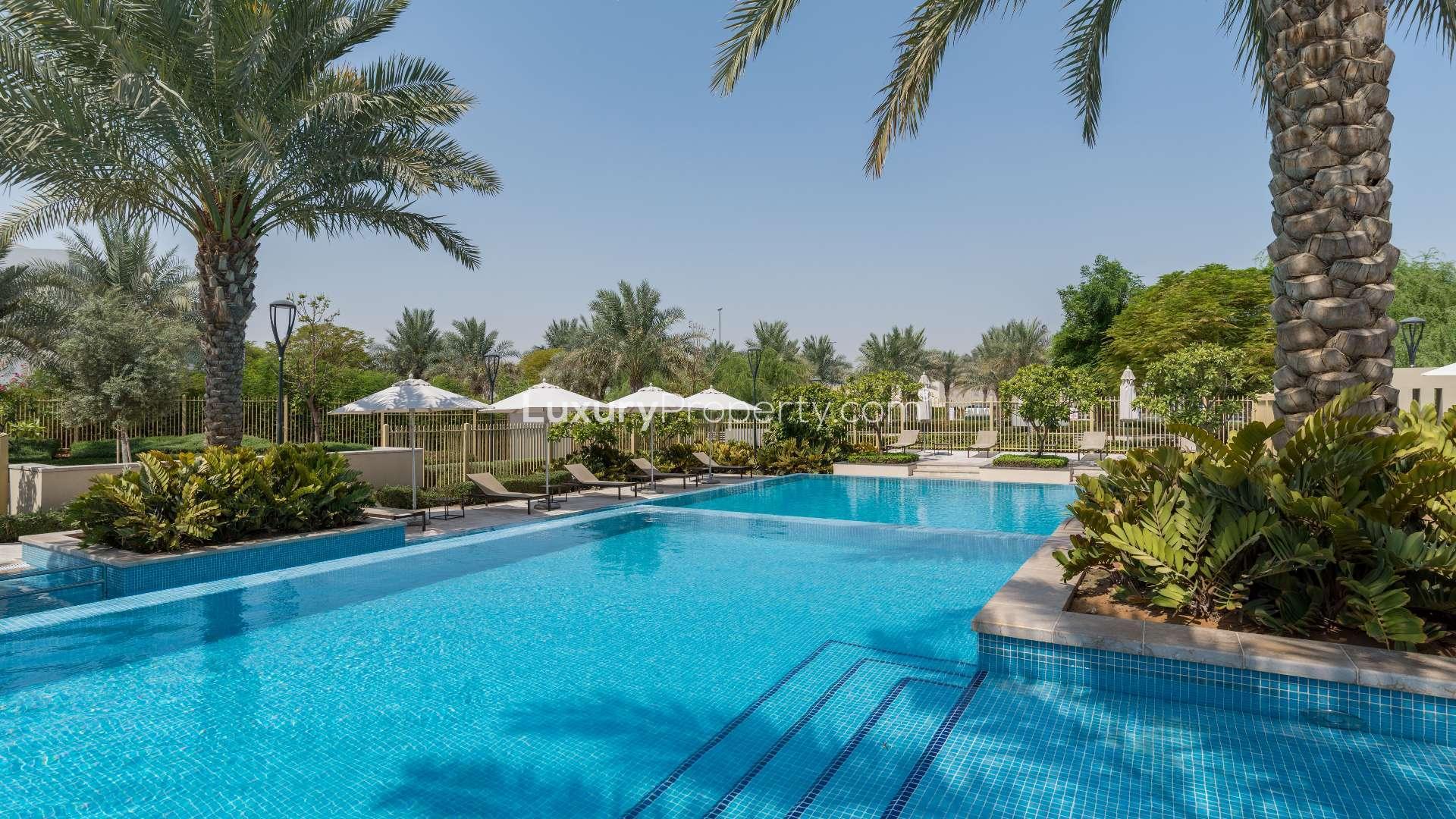 Playground area in Naseem, Mudon community near spacious 4-bedroom townhouse for sale