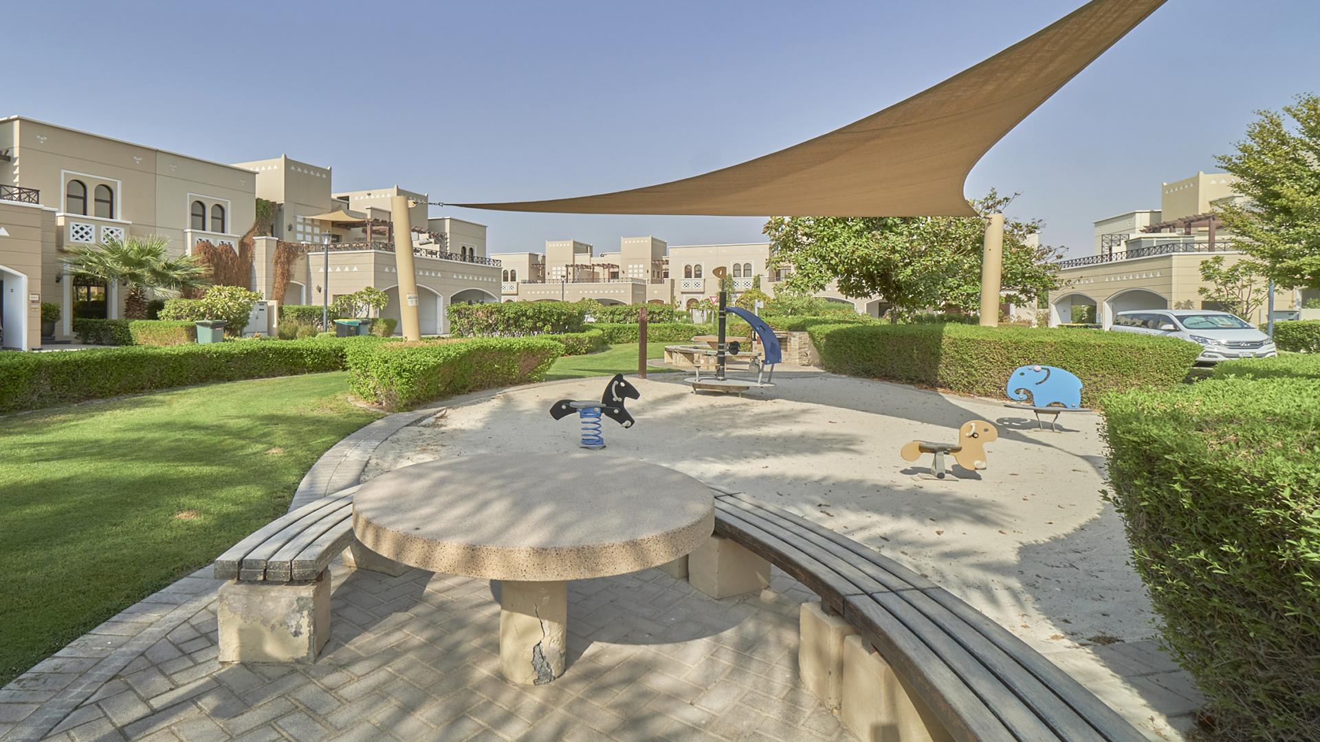 Spacious 4-bedroom townhouse exterior in Naseem, Mudon with garden and terrace