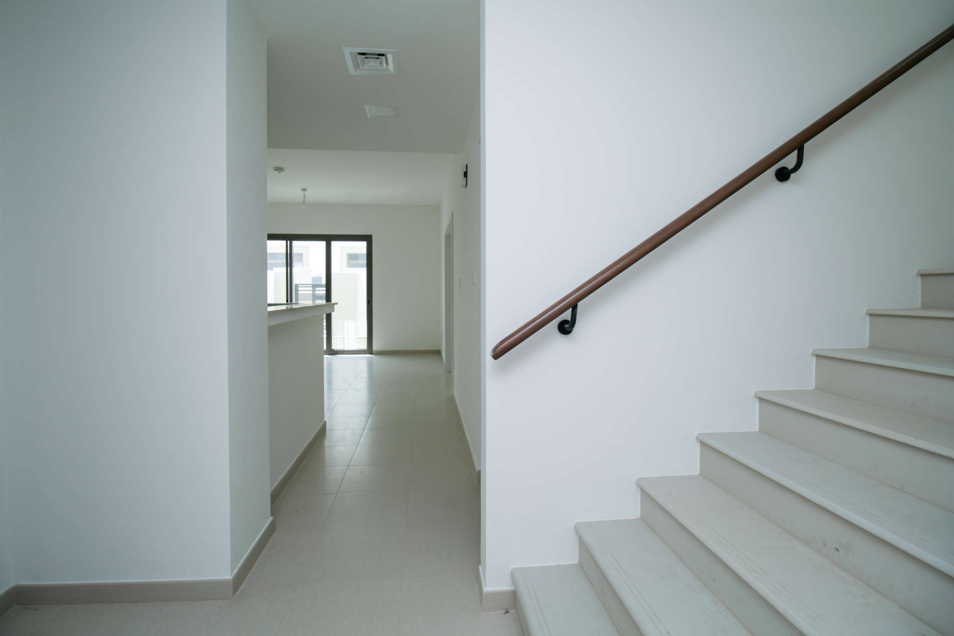 Modern landscaped backyard of 4-bedroom townhouse in Noor Town Square, Dubai for sale