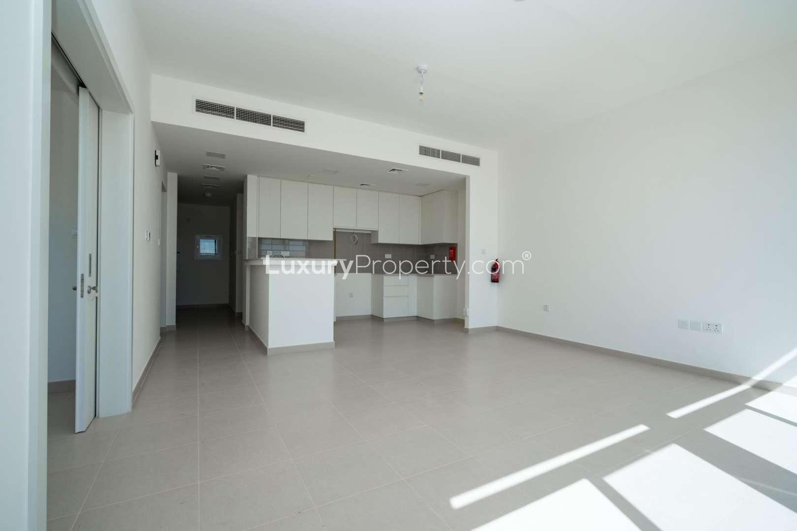 Modern kitchen in 4-bedroom townhouse for sale, Noor Town Square, Dubai