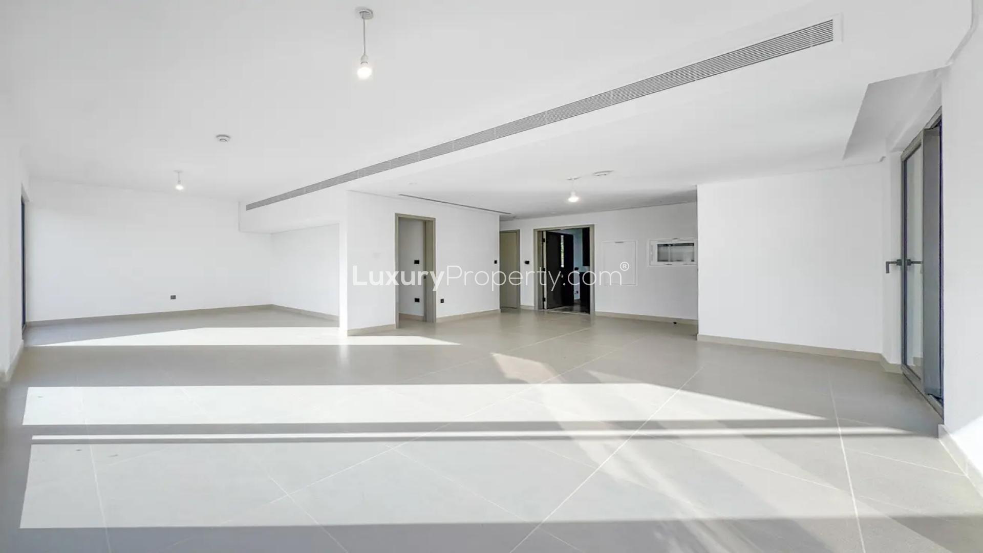 4-bedroom twin villa with modern design and garden in Aura, Tilal Al Ghaf for rent