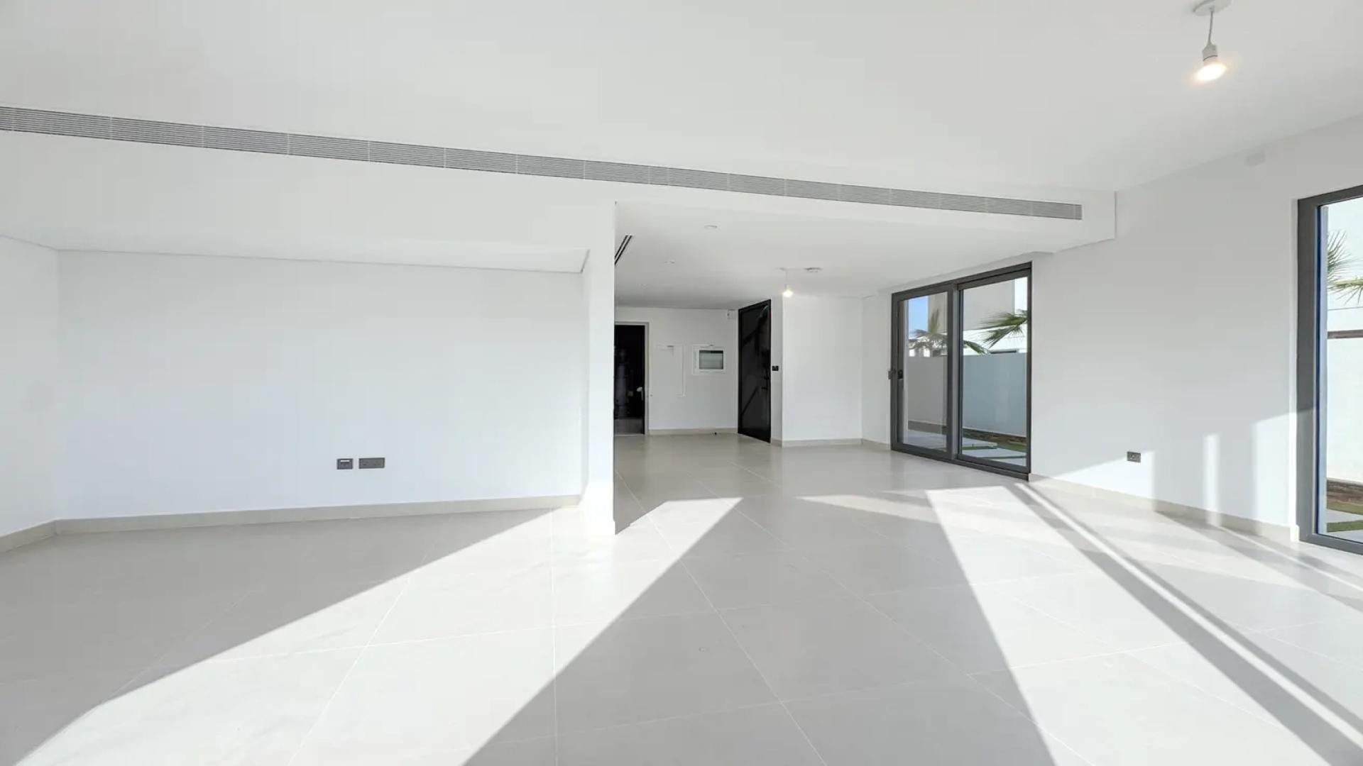 Spacious living area in 4-bedroom villa for rent, Aura, Tilal Al Ghaf community