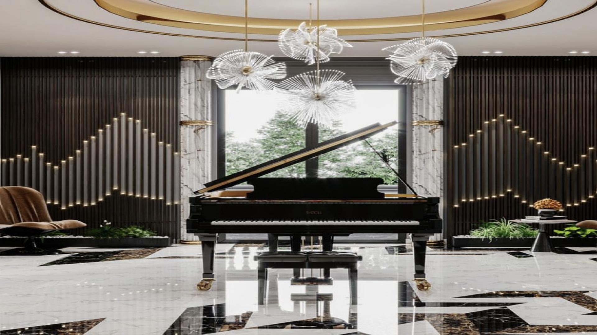 Luxurious dining room in upgraded 4-bedroom villa, Jumeirah Islands Mediterranean Cluster