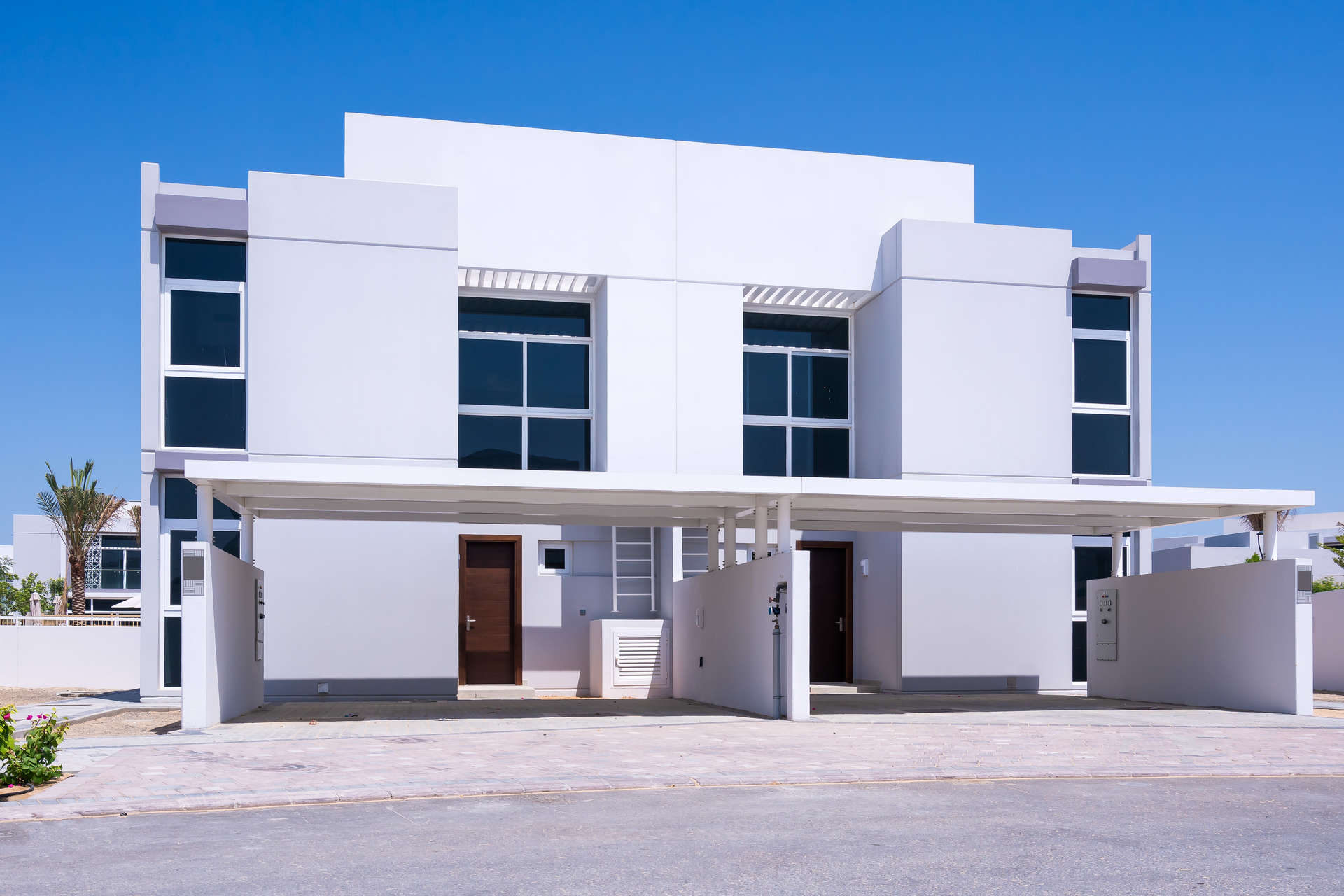Floorplan of 4-bedroom townhouse for rent in Arabella 1, Mudon, showing layout