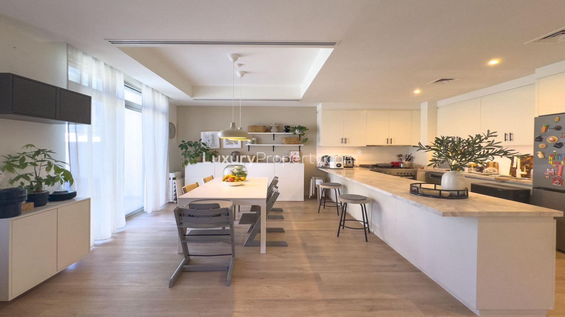 Modern living room in Reem Community villa, Arabian Ranches 2, with stylish decor and furnishings