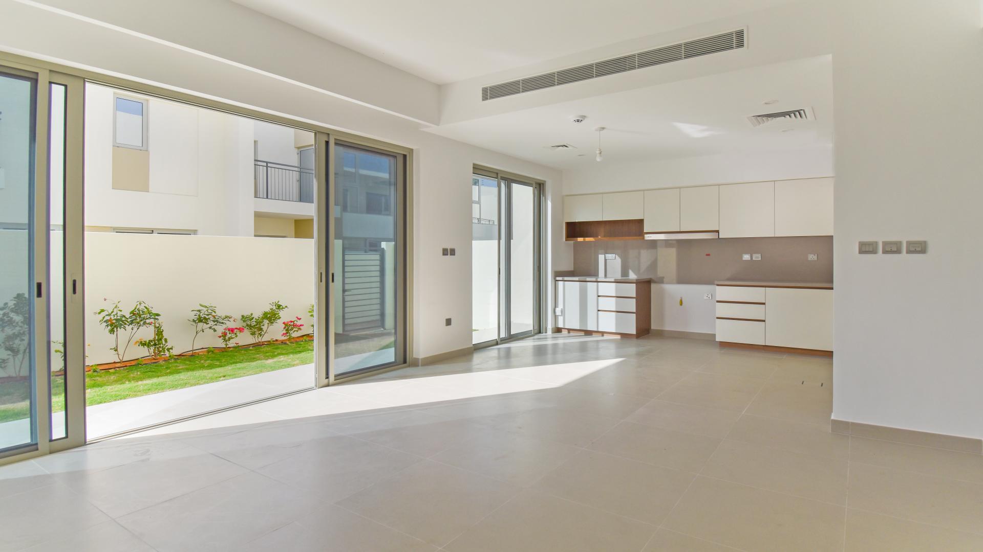 Brand new corner villa exterior in Camelia, Arabian Ranches 2, featuring modern architecture