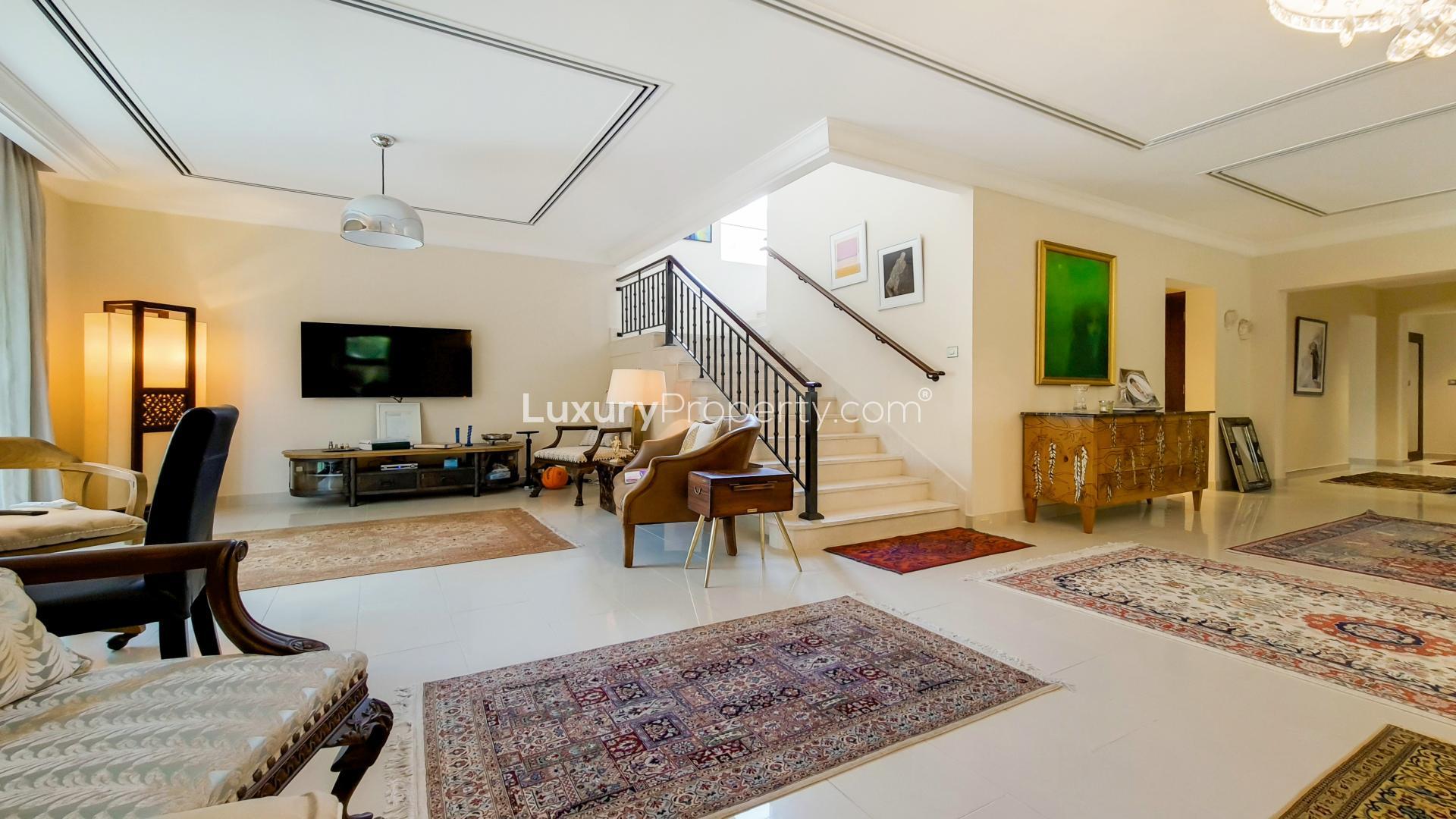 Spacious living and dining area in Arabian Ranches 2 Casa villa for rent