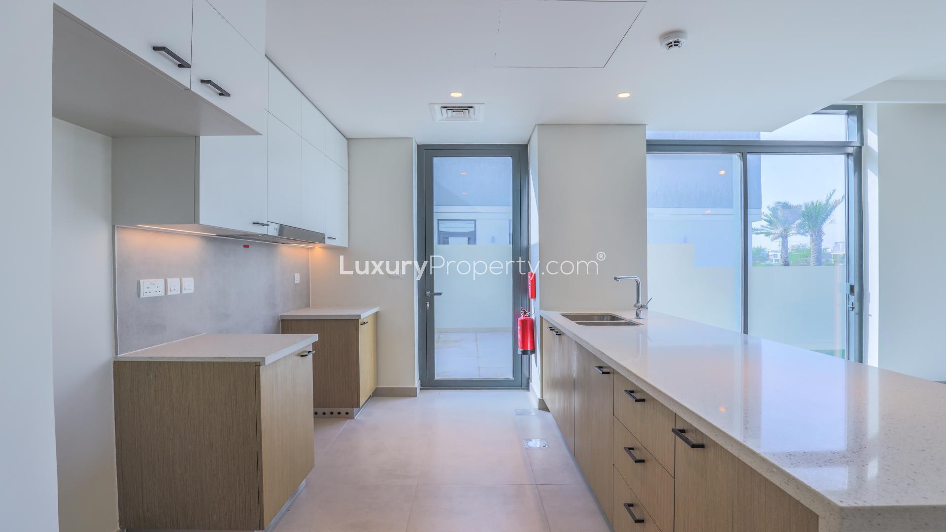 Spacious living area in 4-bedroom villa, Club Villas, Dubai Hills Estate, for rent