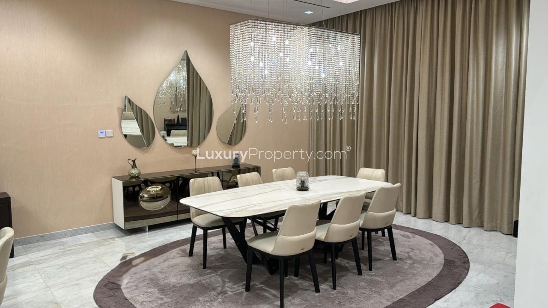 Luxurious living room in modern 4-bedroom villa, District One, MBR City, Dubai