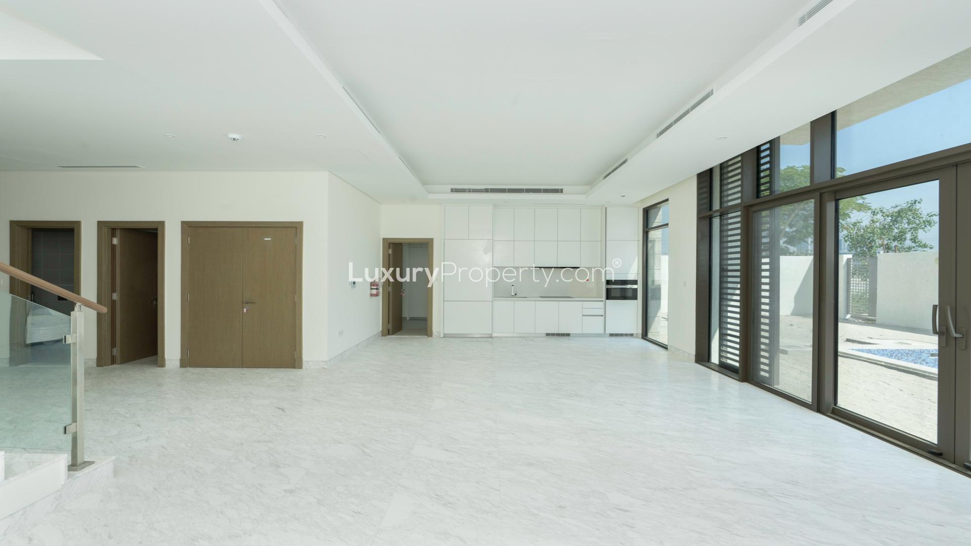 Modern 4-bedroom villa exterior in District One, Mohammed Bin Rashid City