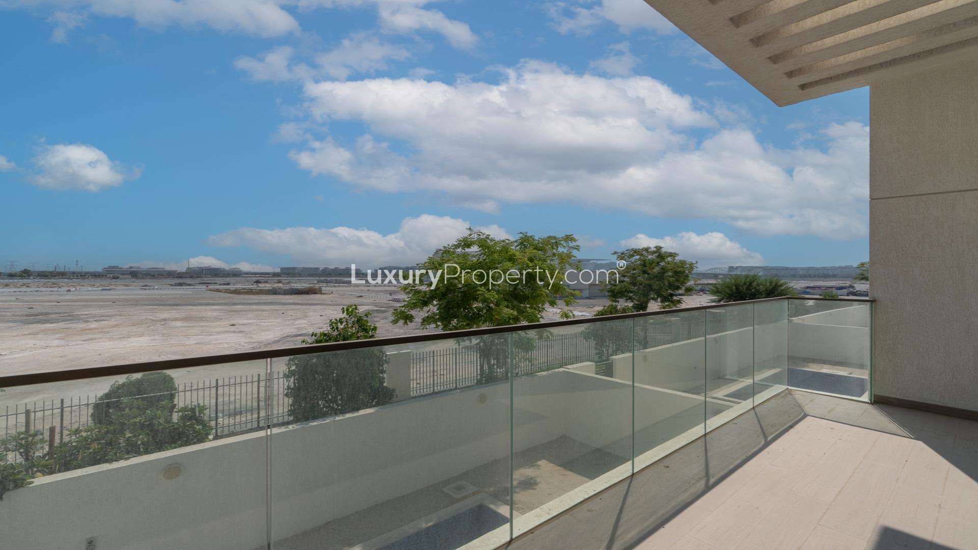 Modern 4-bedroom villa exterior in District One, Mohammed Bin Rashid City