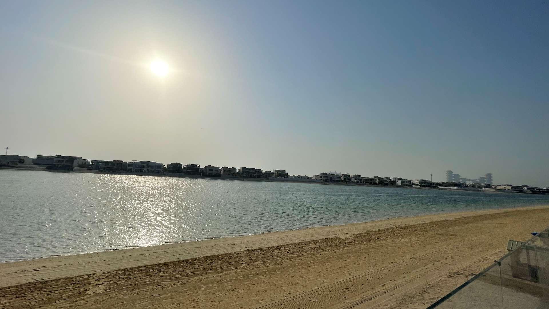 Revamped 4-bedroom villa exterior in Garden Homes, Palm Jumeirah, available for rent