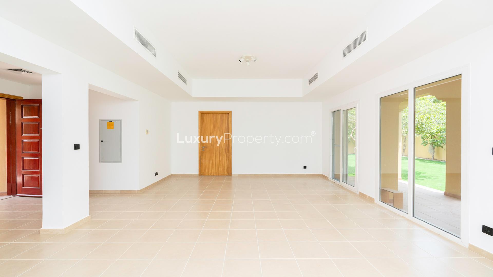 Four bedroom Mediterranean villa with lush garden in Palmera, Arabian Ranches for rent