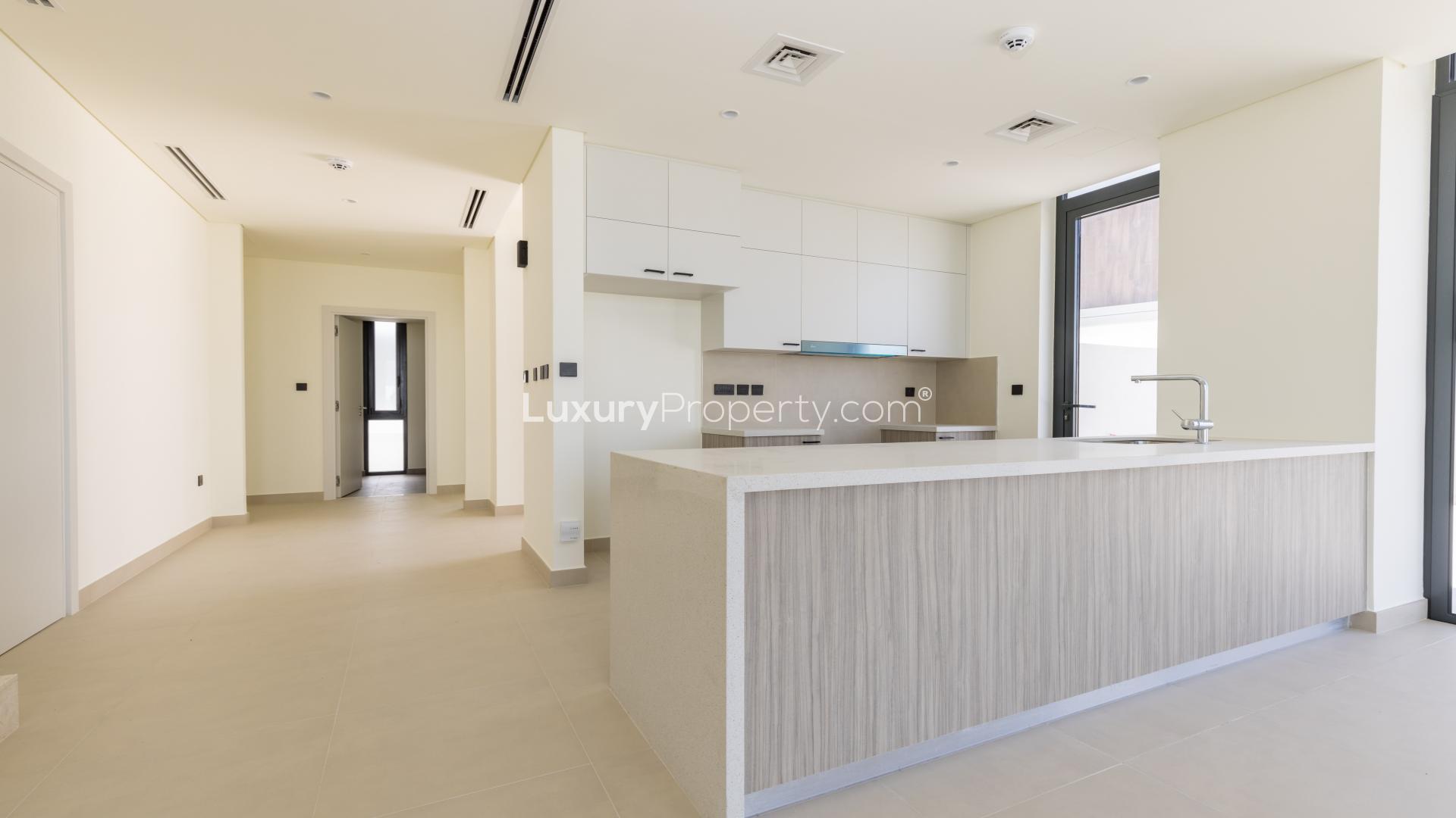 Brand new villa with modern facade in Dubai Hills Estate, Golf Grove, for rent