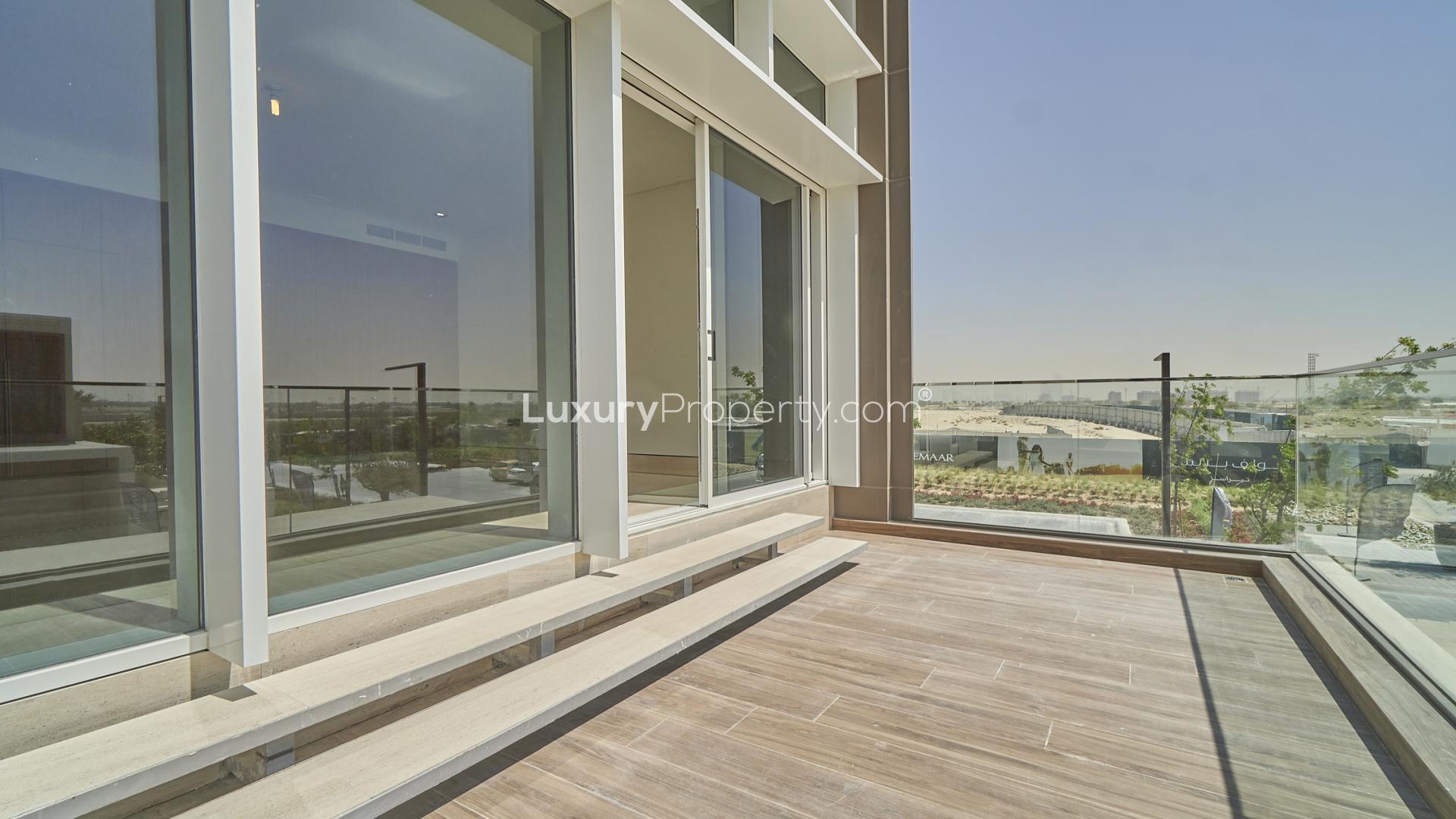 Spacious interior of brand new villa in Dubai Hills Estate, Golf Place community