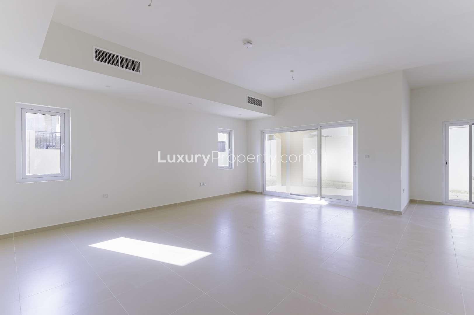 Brand new villa on large corner plot in Villanova, Dubai Land, available for rent